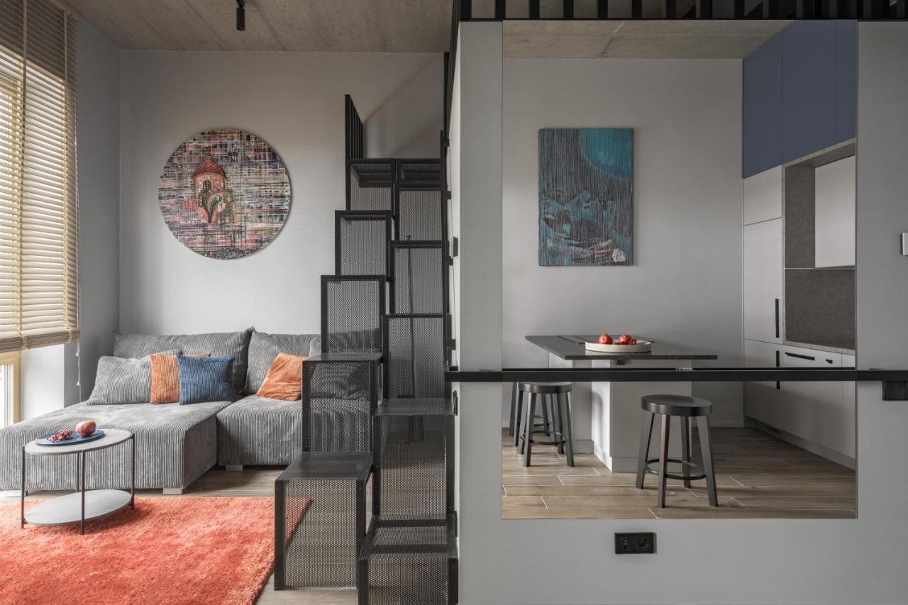 Ivis House Modern Apartment In Vilnius Old Town With Balcony VNO Eksteriør billede