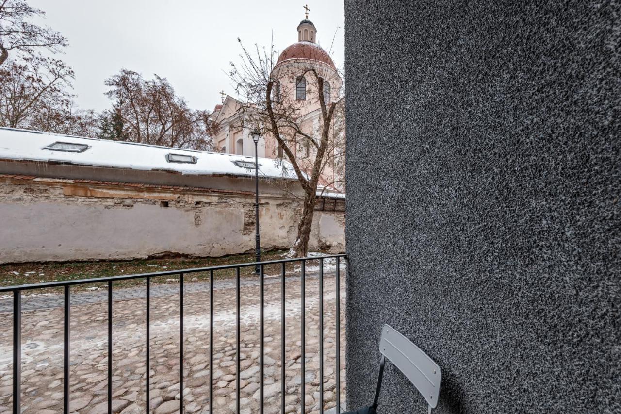Ivis House Modern Apartment In Vilnius Old Town With Balcony VNO Eksteriør billede